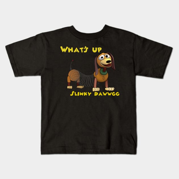 Dog Kids T-Shirt by lizajambalaya